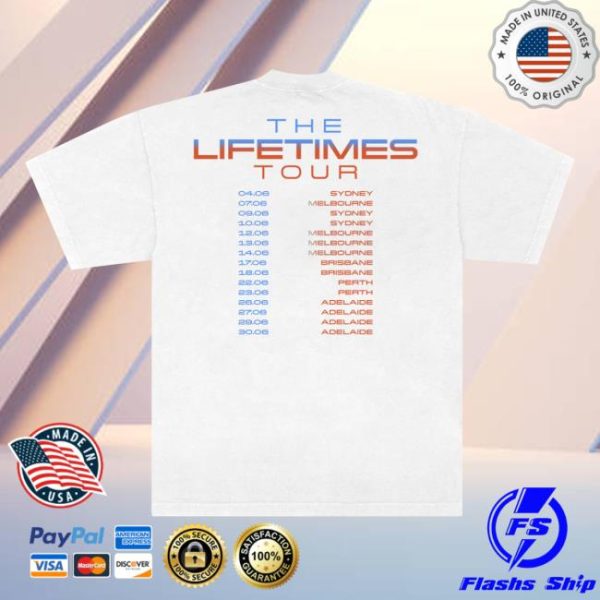 Katy Perry Official Store Merch The Lifetimes Tour Butterfly Tee