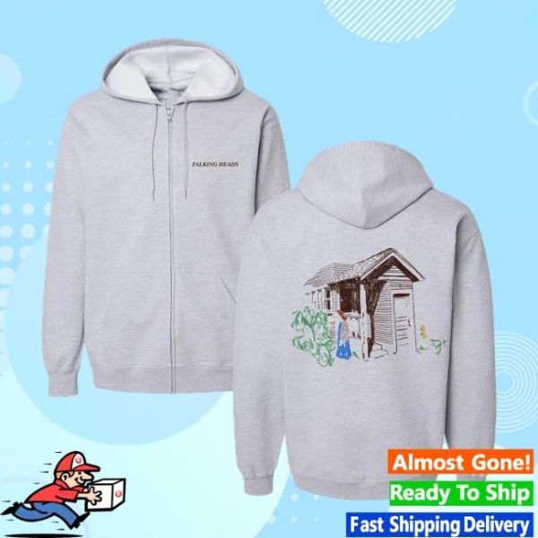 Talking Heads Official Store Merch Psycho House Zip Hoodie