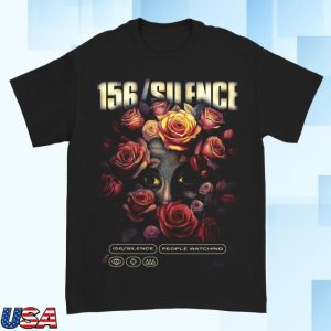 Down Right Merch 156 Silence Flower T-Shirt