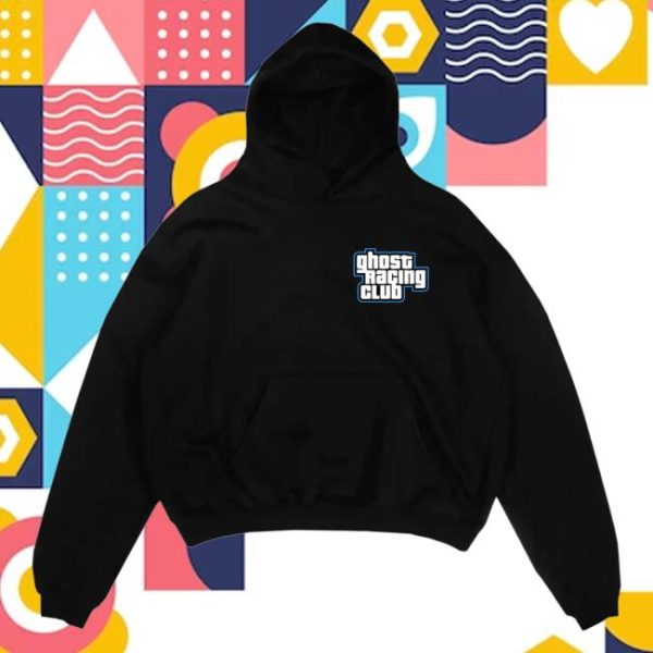 Official Ghost Racing Store Merch Gta Dgc Black Hoodie