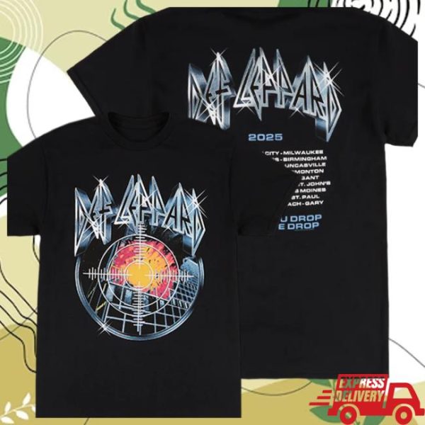 Def Leppard Official Store Merch Pyromania Summer Tour 2025 Shirt