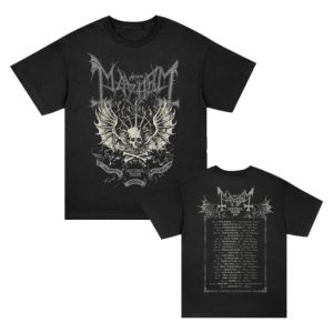 The True Mayhem Merch Store Shop 2025 North America Decibel Tour T-Shirt Black