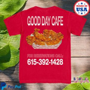 Russell Dickerson Merch Store Good Day Cafe Chicken Tee