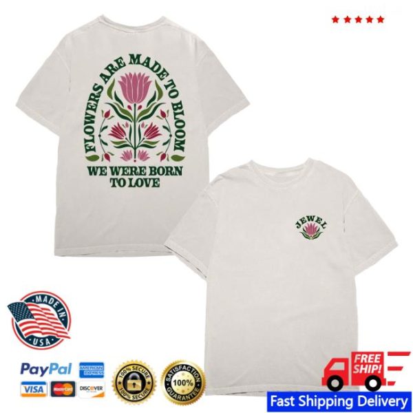Jewel Merch Store Sweet &Wild Bloom Tee