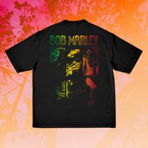 Bob Marley Store Merch Bob Marley X Island Records Rasta T-Shirt