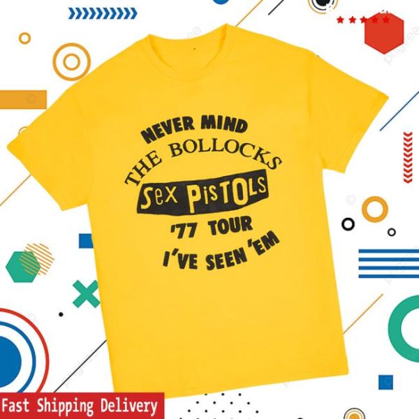Sexpistolsofficial Store Merch 1977 I’ve Seen ‘Em Tour T-Shirt