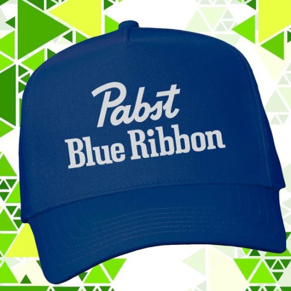 Pabst Blue Ribbon Store Merch Pabst 5 Panel Twill Royal Hat