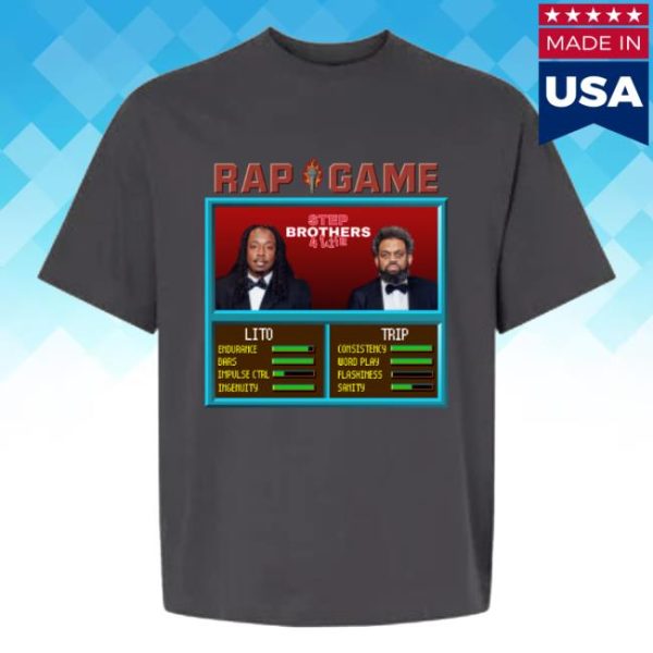 Grindhard Store Merch Grey Rap Game Tee