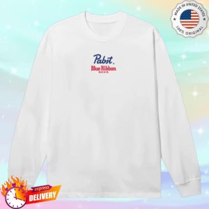Pabst Blue Ribbon Merch Store Shop Pabst White Long Sleeve