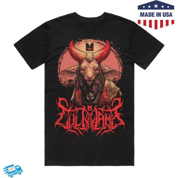 Devolver Digital Store Merch Cult Of The Lamb Unholy Lamb Black T-Shirt