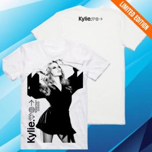 Kylie Store Merch Tension White Photo Tee