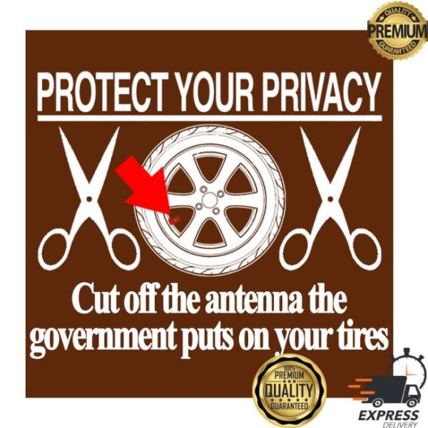 Itisbarelylegl Store Merch Protect Your Privacy Cut Off The Antenna The Government Puts On Your Tire Shirt