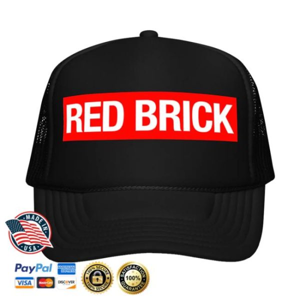 Horror Pain Gore Death Productions Shop Store Red Brick Logo Trucker Hat
