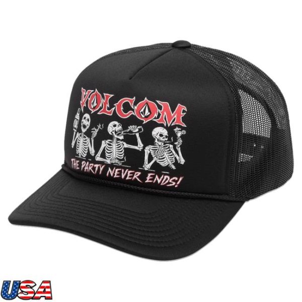 Impericon Store Merch Shop Volcom Froth Trucker Black Cap