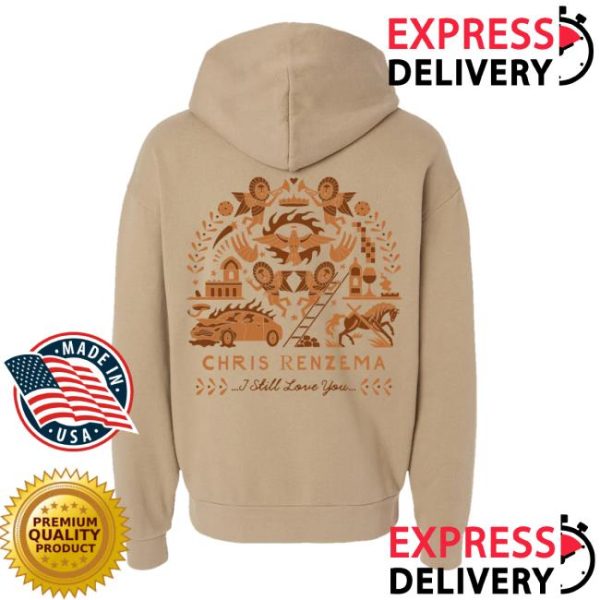 Chris Renzema Merch Store Shop I Still Love You Sandstone Hoodie