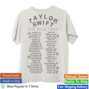 Taylor Swift Store Merch The Eras Tour Photo Oversized T-Shirt