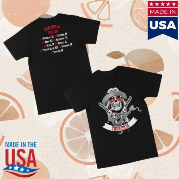 Kid Rock Store Merch No Snowflakes 2024 Tour Tee
