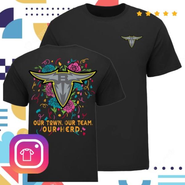 Theufl Store Merch San Antonio Brahmas Fiesta Men’s T-Shirt