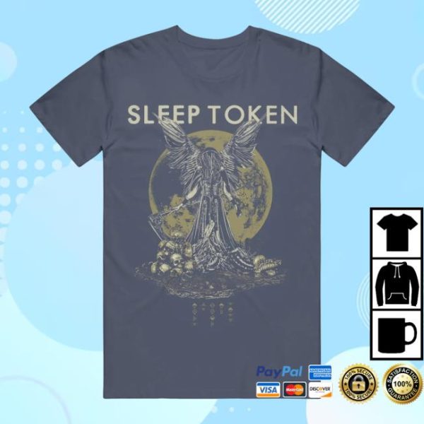 Spinefarm Store Merch Sleep Token Take Me Back To Eden Vintage Navy T-Shirt