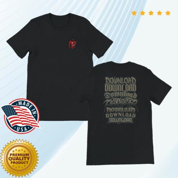 Download Festival Merch Store Shop Download Typeface Takeover T-Shirt