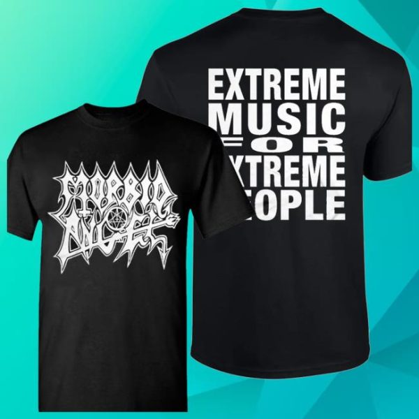 Jsr Direct Store Merch Morbid Angel Logo Extreme Music T-Shirt