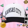 kenny charlie hustle store merch white black kansas city trucker hat
