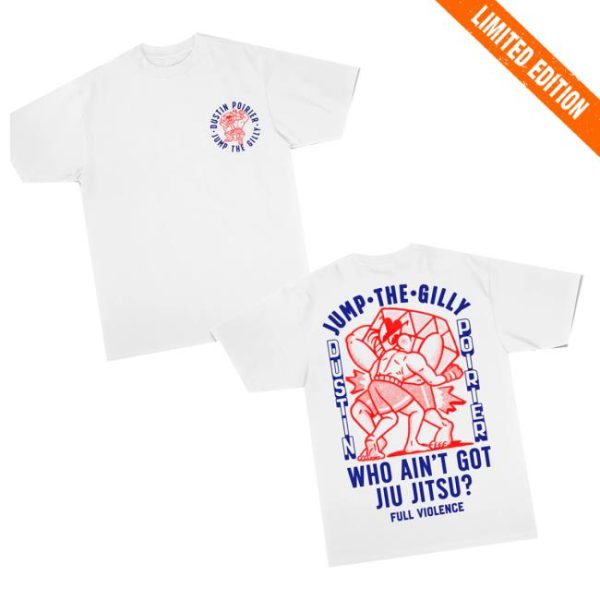 Fullviolence Store Merch Jump The Gilly Classic In White Tee