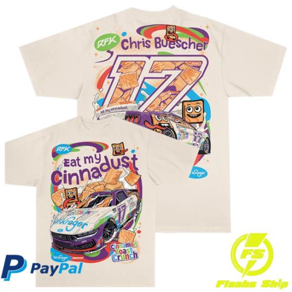 Rfkshop Store Merch Chris Buescher Kroger Cinnamon Toast Crunch T-Shirt