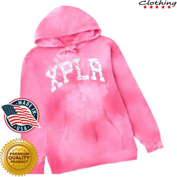 Official Sam And Colby Merch Shop Xplr Shatter Crystal Pink Hoodie