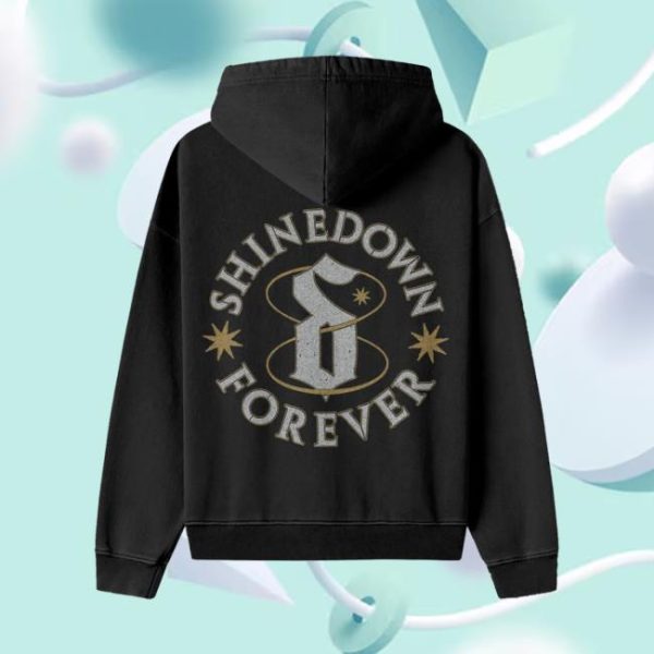 Shinedown Store Merch Shinedown Forever Zip Up Hoodie