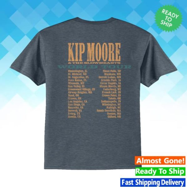 Kip Moore Merch Store Shop 2025 World Tour Tee