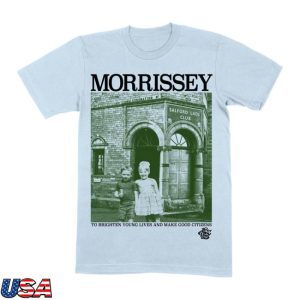 Morrissey Official Store Merch Shop Slc T-Shirt Light Blue