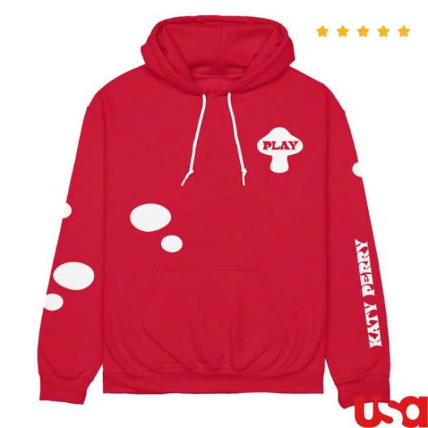 Katy Perry Official Store Merch Play Mushroom Pullover Hoodie