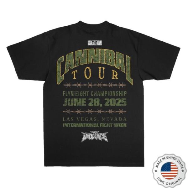 Full Violence Store Merch Shop The Cannibal Tour Classic Tee In Black