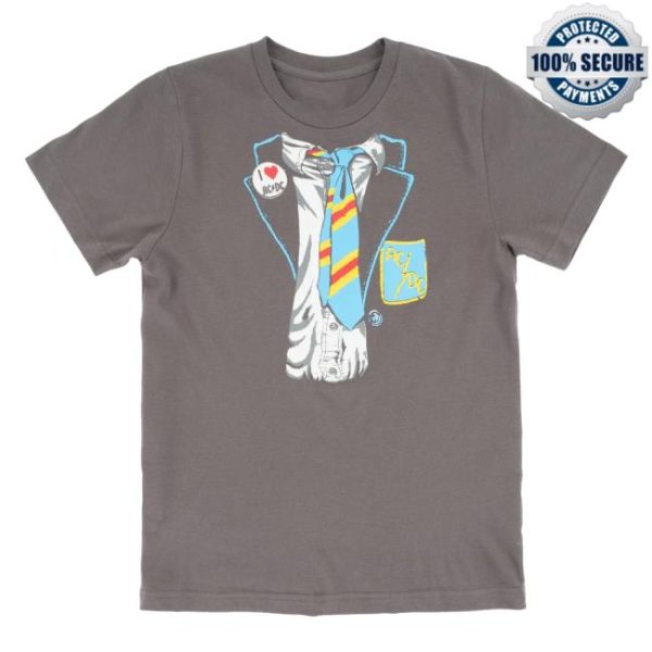 Acdc Store Merch Angus Tie Kids T-Shirt