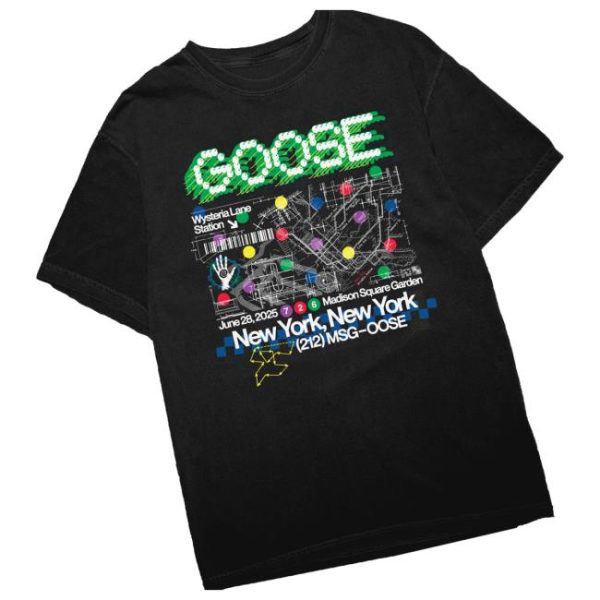 Goose The Band Merch Store Shop Dead In Good Company Madison Square Garden Event T-Shirt
