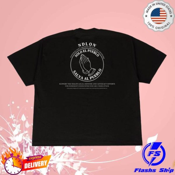 Willy Chavarria Merch Store Shop Solo El Pueblo Salva Al Pueblo Tee Black