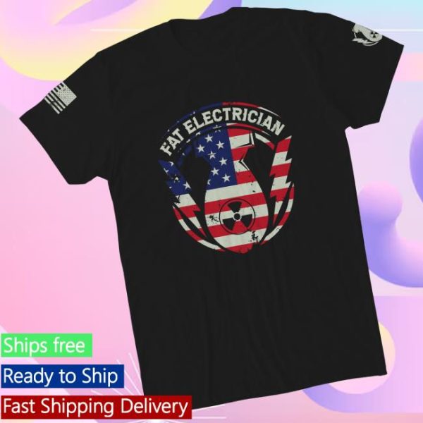Bunker Branding Merch Store Shop The Fat Electrician Tfe Merica T-Shirt