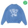 kenny blink 182 store merch rabbit blue crewneck