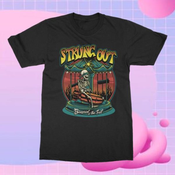 Strung Out Official Merch Store Shop Blueprint Tee