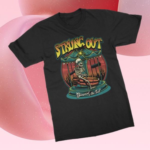 Strung Out Official Merch Store Shop Blueprint Tee