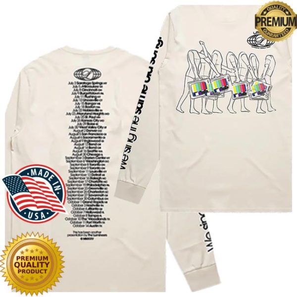 The Lumineers Store Merch Automatic Tour Long Sleeve Tee