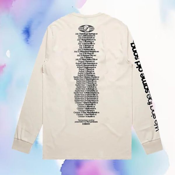 The Lumineers Store Merch Automatic Tour Long Sleeve Tee