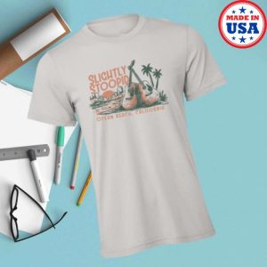 Slightly Stoopid Store Merch Acoustic Beach Athletic Grey Tee