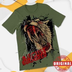 August Burns Red Tour Merch Store Merch Throwback Sabretooth Tiger T-Shirt