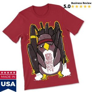 August Burns Red Tour Merch Store Merch Throwback Penguin Bomb T-Shirt