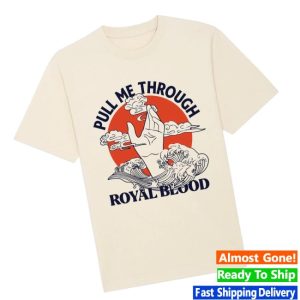 Royal Blood Band Store Merch Pull Me Through Ecru T-Shirt