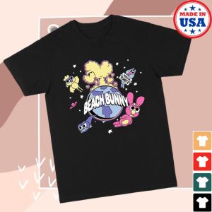Beach Bunny Store Merch Just Around The Corner Black T-Shirt