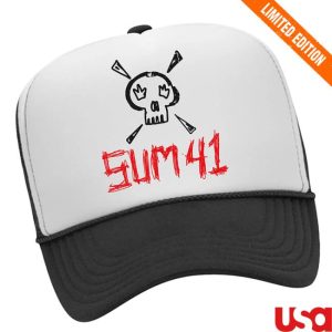 Sum41 Store Merch Sketch Logo Trucker Hat