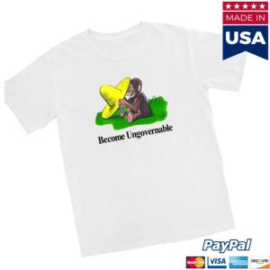Shitheadsteve Store Merch Become Ungovernable Curious T Shirt
